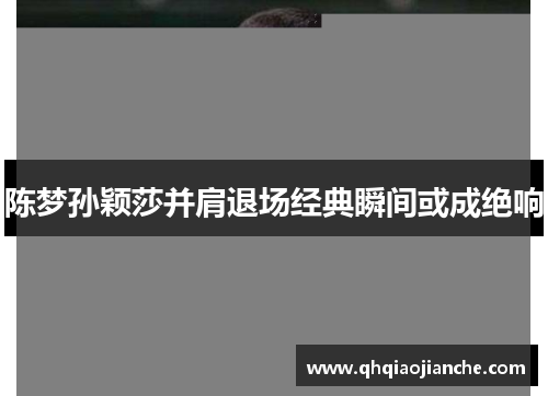 陈梦孙颖莎并肩退场经典瞬间或成绝响